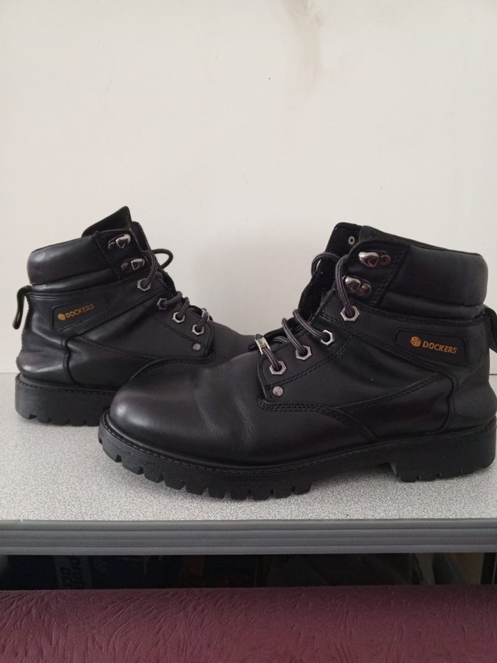 Hakiki Deri Siyah Erkek Bot - Görsel 5