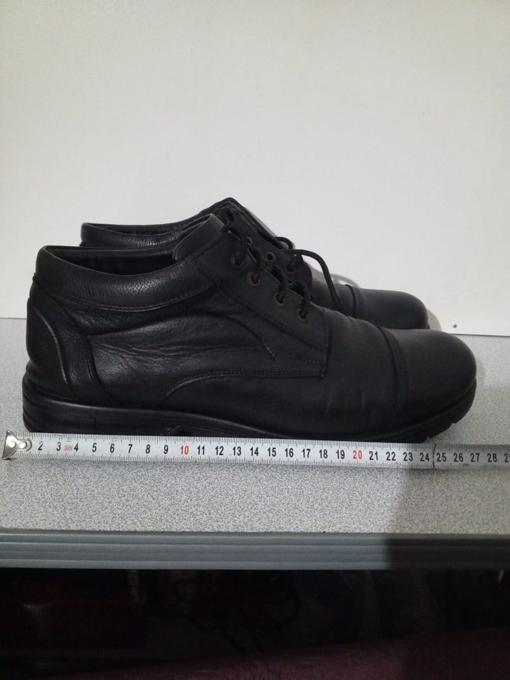 Hakiki Deri Siyah Erkek Bot - Görsel 4