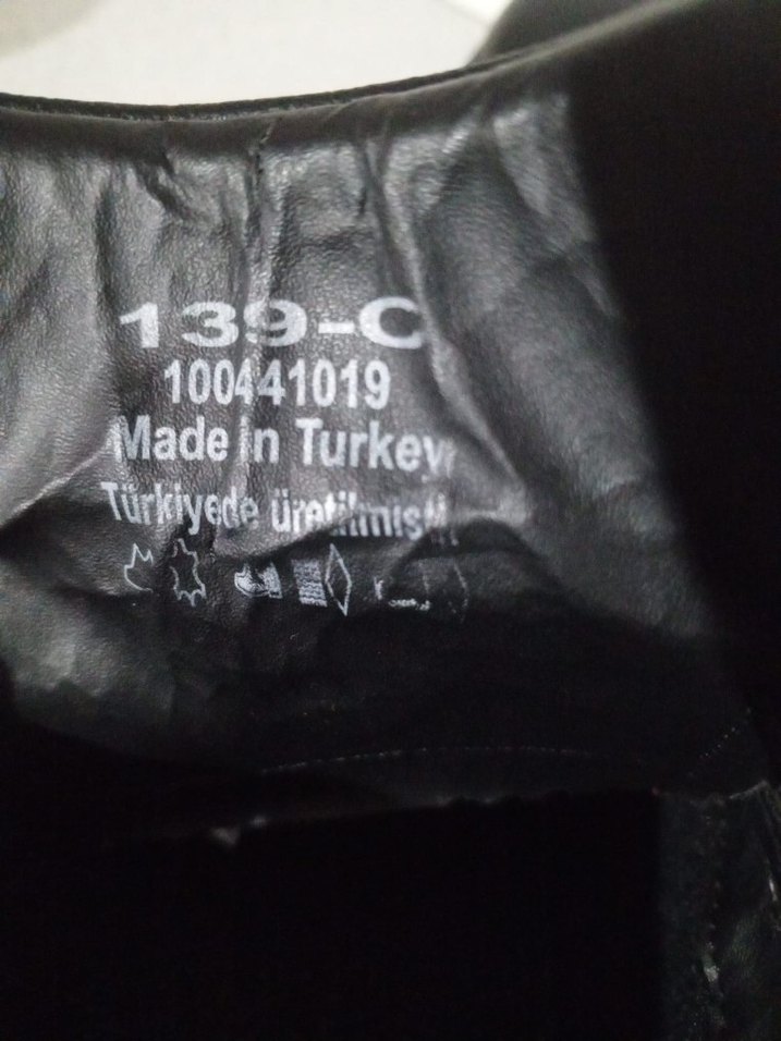 Hakiki Deri Siyah Erkek Bot - Görsel 3