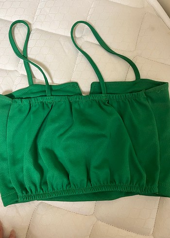 Yeşil Straplez Kadın Bustiyer - Görsel 2