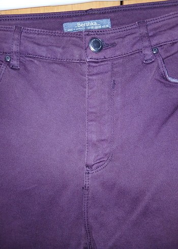 Bershka bordo kadın Pantolon