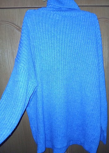 mavi boğazlı kazak - Görsel 3