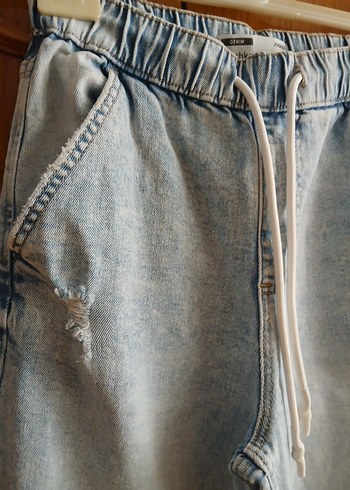 Kadın jean jogger Pantolon - Görsel 5