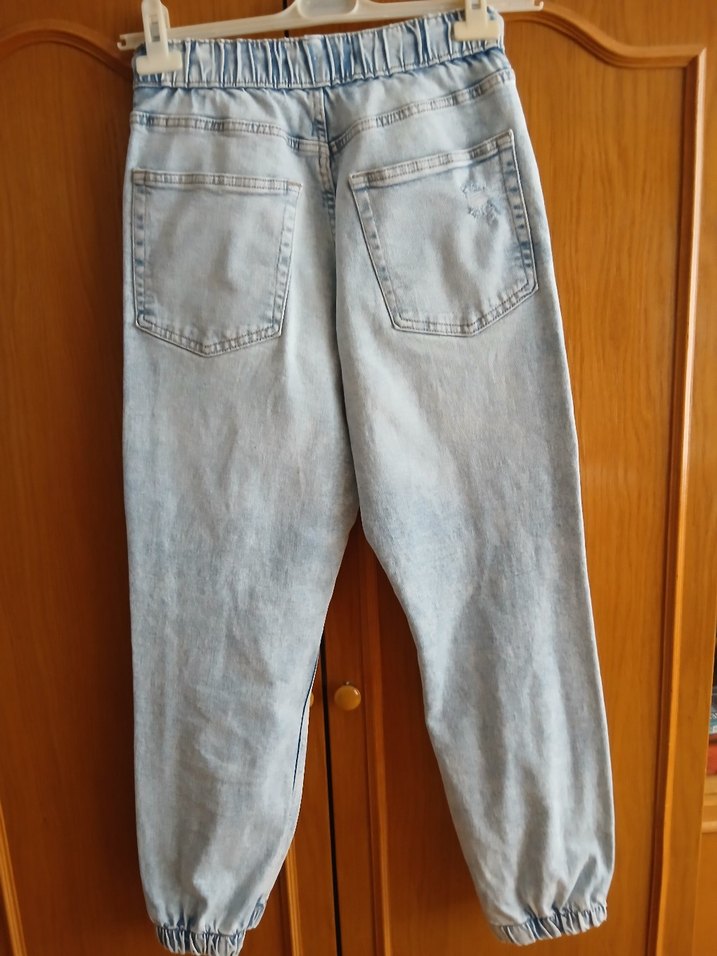 Kadın jean jogger Pantolon - Görsel 3