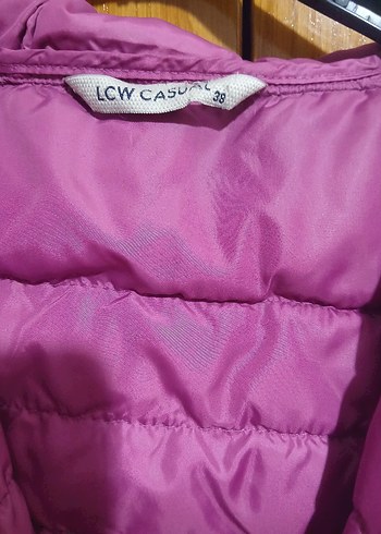 Mor Fermuarlı Kadın  Mont - Görsel 3