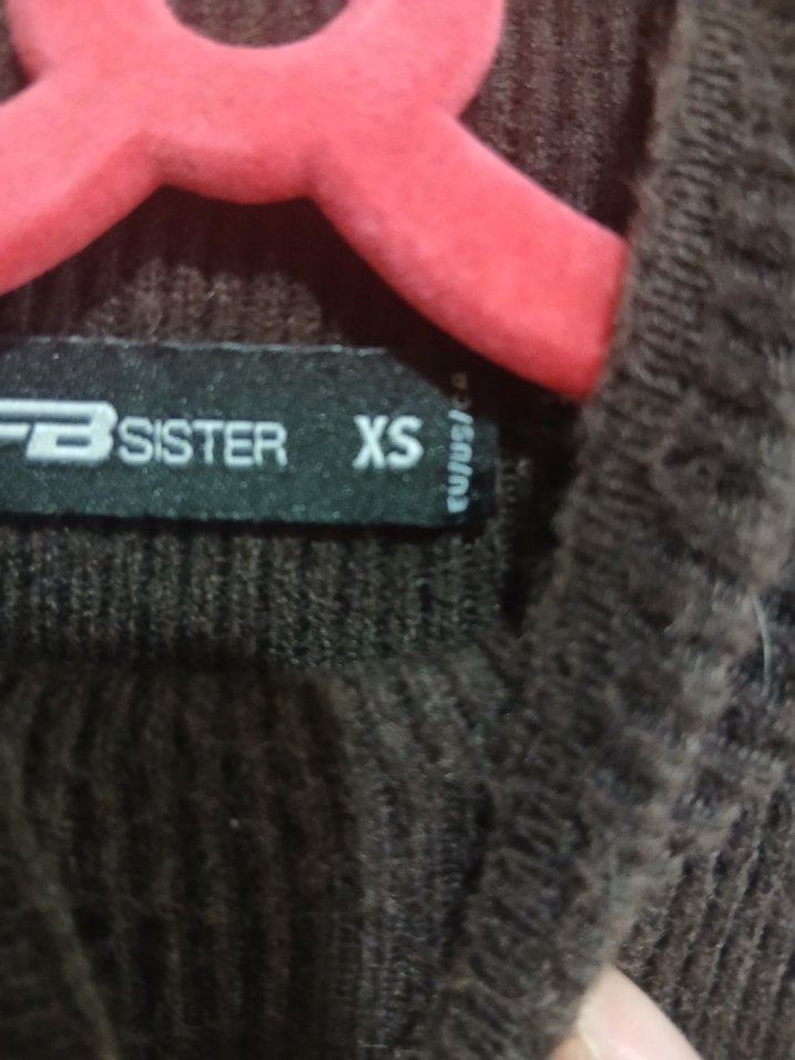 koyu kahve Örme Kadın Elbise - Görsel 4