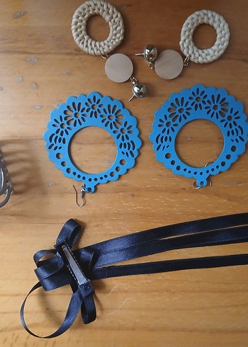 küpe ve bileklik seti - Görsel 2