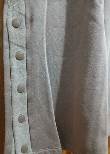 paçaları düğmeli Bej eşofman altı - Görsel 2