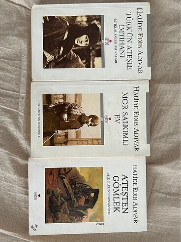 Halide Edip Adıvar'ın popüler romanlarından 3'lü set kitap