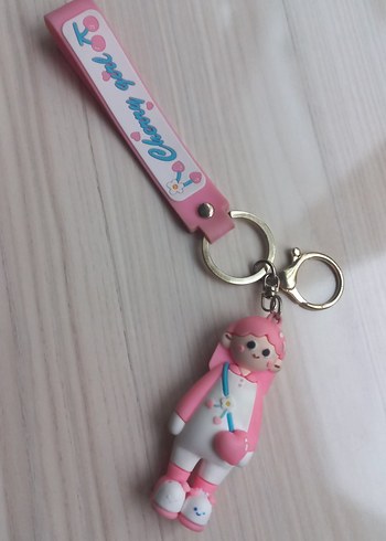 Renkli Rock Punk Fermuarlı Anahtarlık - Görsel 2