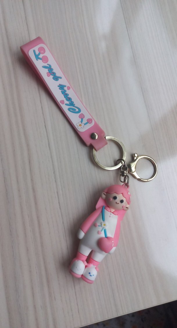 Renkli Rock Punk Fermuarlı Anahtarlık - Görsel 2