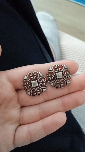 Beden Vintage gümüş küpe