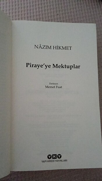  Beden Renk Nazım Hikmet Piraye'ye Mektuplar