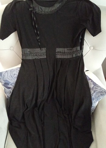 Uzun Siyah Gotik vintage elbise