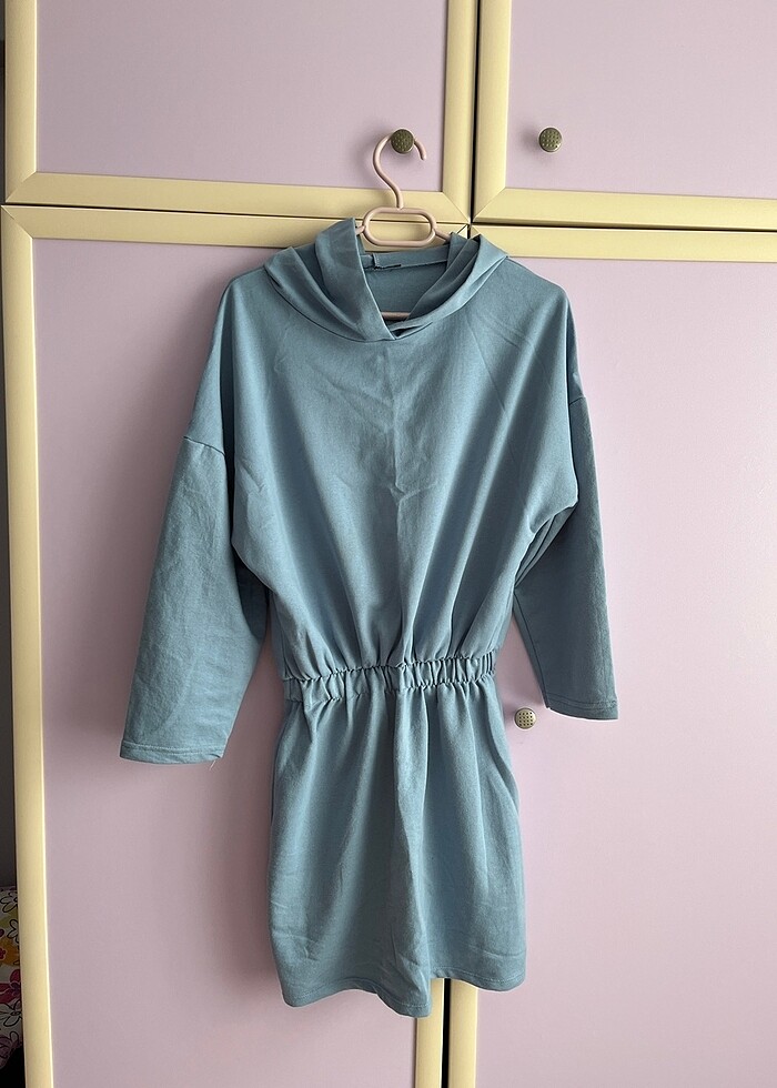 Kadın  uzun kol elbise - Görsel 2