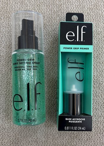 e.l.f. Power Grip Primer ve Dewy Setting Spray