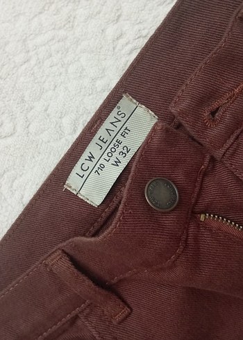 LC Waikiki Kahverengi Kadın Pamuk Kumaş Pantolon