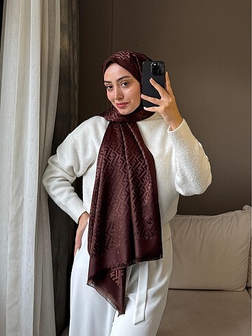 Lv desen kaşmir ipek şal