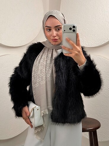 Gucci G desen ithal A+ kalite yün ipek şal