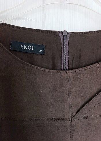 EKOL Nubuk Elbise - Görsel 4