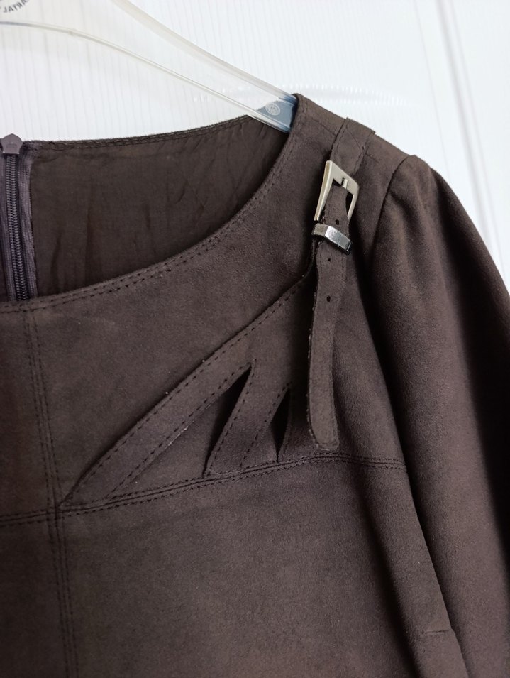 EKOL Nubuk Elbise - Görsel 3