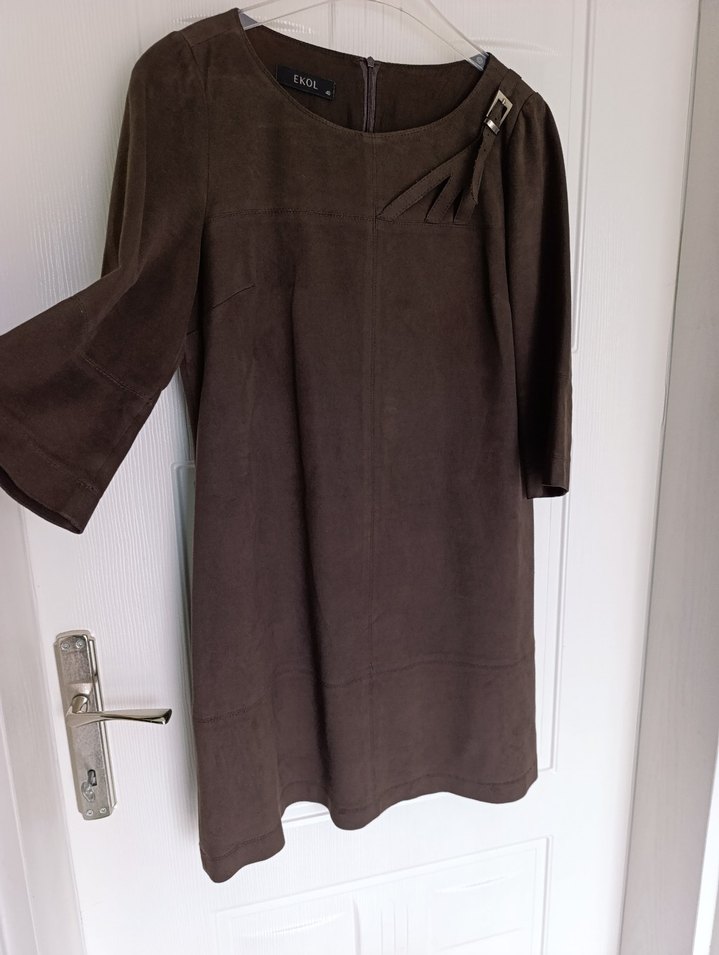 EKOL Nubuk Elbise - Görsel 2