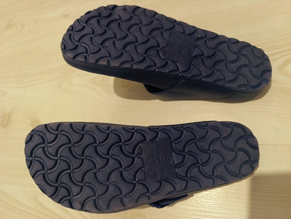 Erkek Lacivert Tokalı Parmak Arası Sandalet - Görsel 4