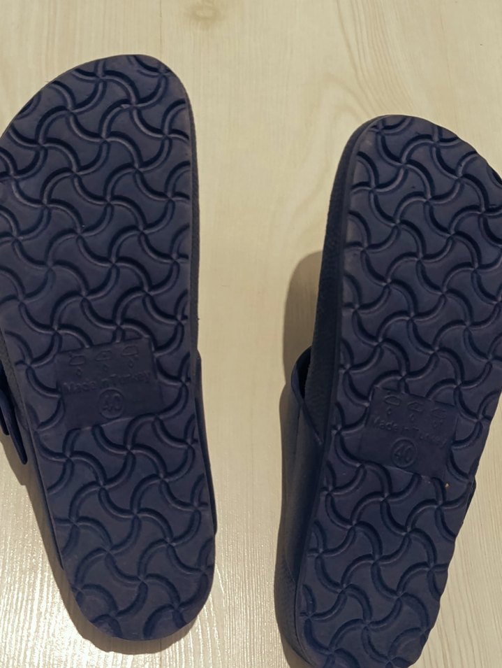 Erkek Lacivert Tokalı Parmak Arası Sandalet - Görsel 5