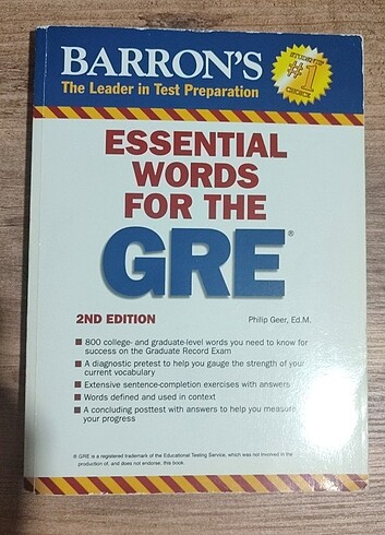 Barron's Essential Words for the GRE