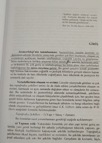 Jeomorfoloji I - Güncellenmiş Basım - Görsel 3