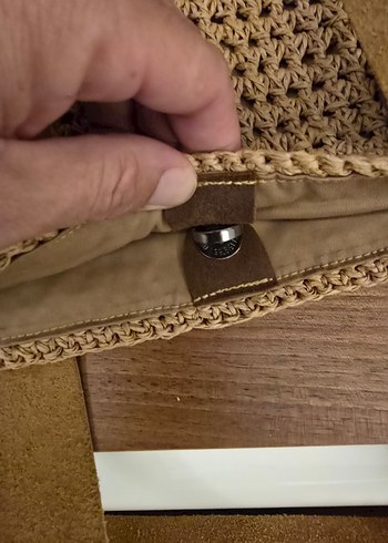 HASIR ÇANTA
Örgü Bohem Kadın Çanta Bej - Görsel 4