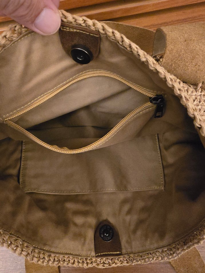 HASIR ÇANTA
Örgü Bohem Kadın Çanta Bej - Görsel 5