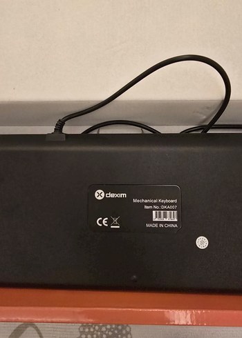 DEXİM Kablolu Siyah RGB Klavye - Görsel 4