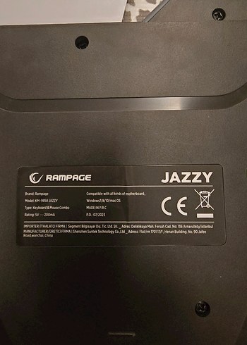 Rampage Jazzy Çok Renkli Oyun Klavyesi - Görsel 3