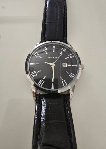 Docker Siyah Klasik Erkek Kol Saati - Görsel 2