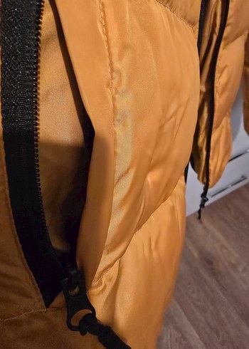 Sarı Siyah Fermuarlı Erkek Mont - Görsel 6