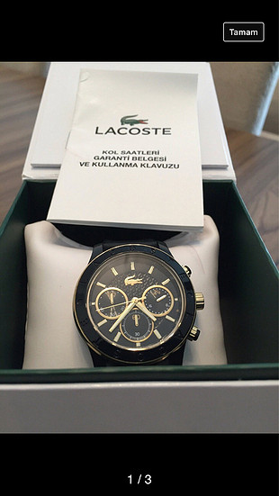 Lacoste Sıfır ayarında Lacoste saat
