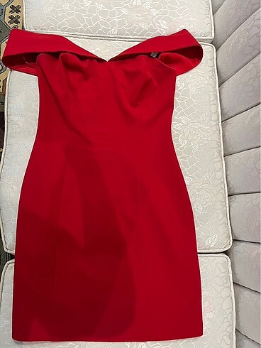 Zara Kırmızı Mini Elbise
