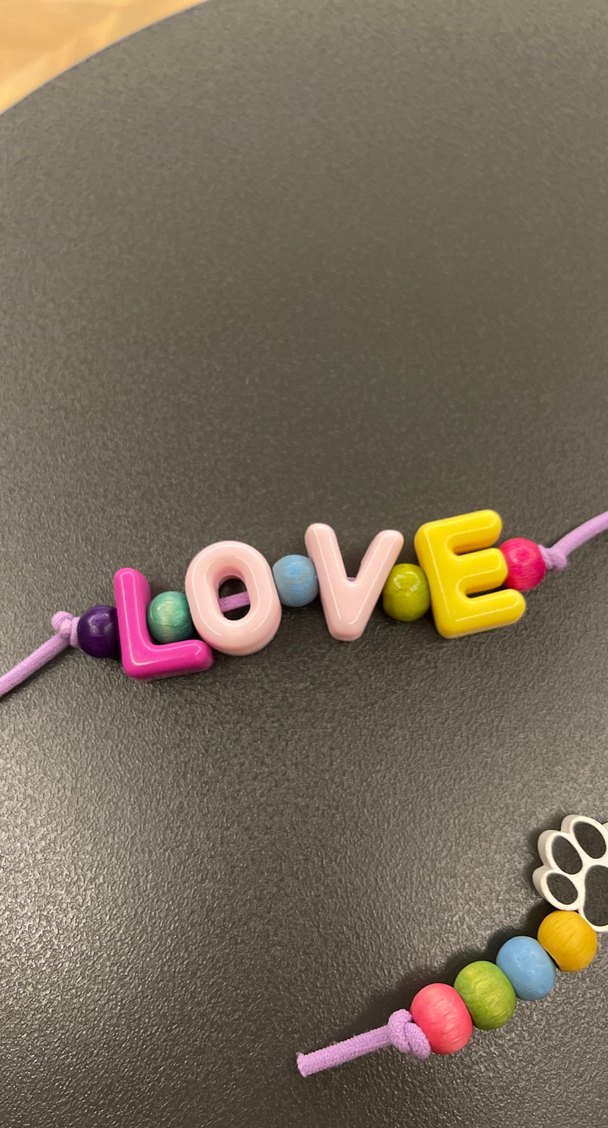 Renkli "LOVE" Yazılı Köpek Aksesuarı - Görsel 4