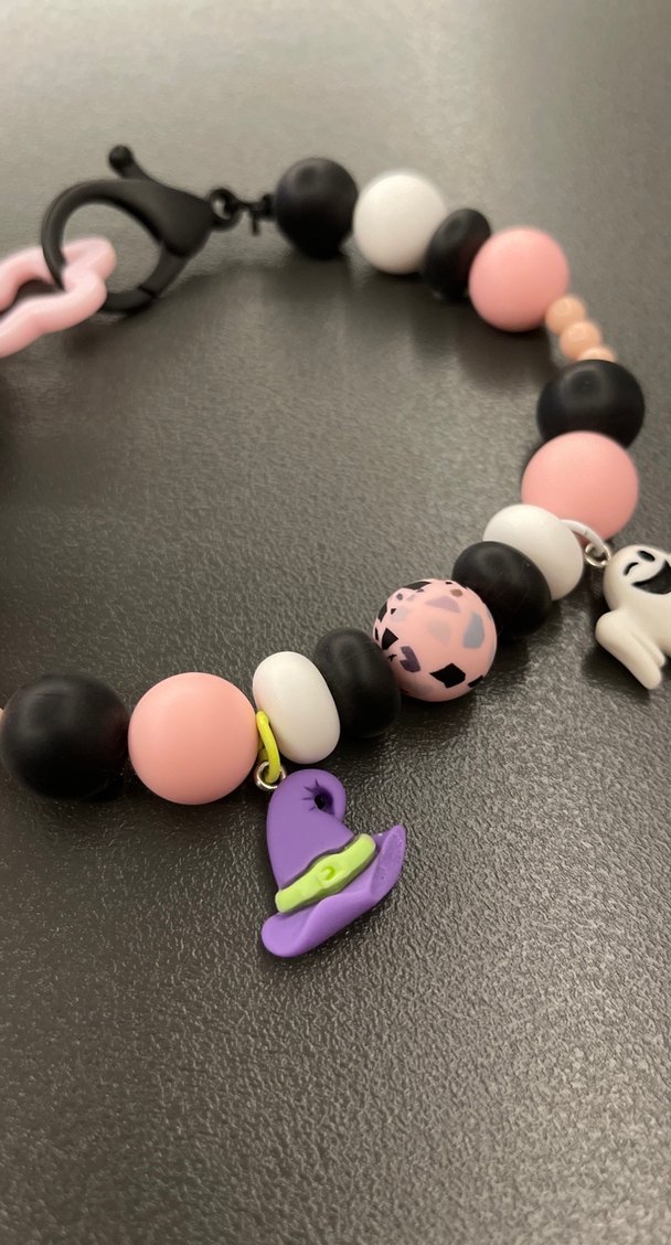 Haloween temalı köpek kolyesi - Görsel 3