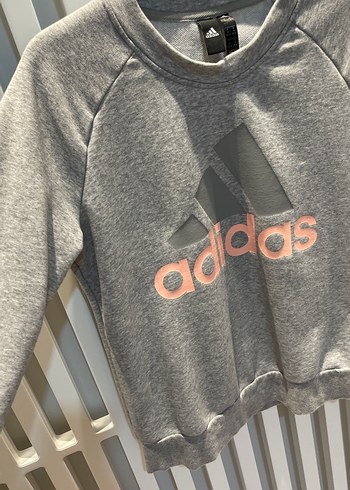 Gri adidas Kadın Sweatshirt - Görsel 4