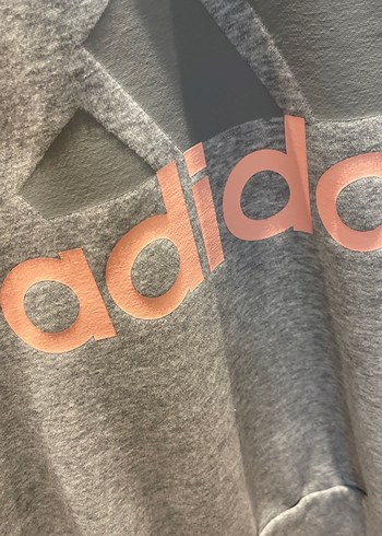 Gri adidas Kadın Sweatshirt - Görsel 3