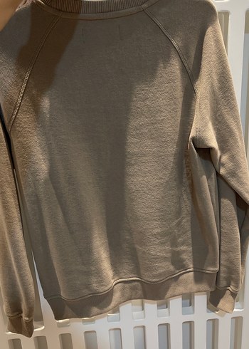 Bej Baskılı Kadın Sweatshirt - Görsel 5