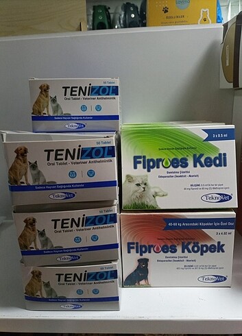 Kedi köpek iç dış parazit