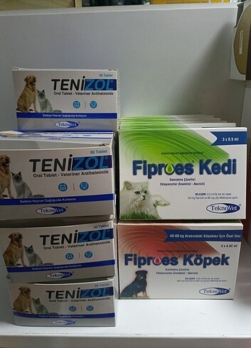 Kedi köpek iç dış parazit
