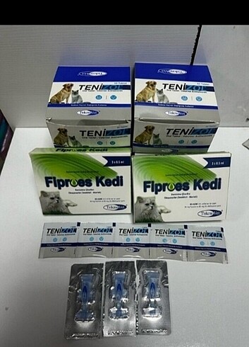 Kedi 3 dış 5 iç parazit 