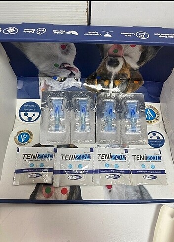 Kedi 4 iç 4 dış parazit