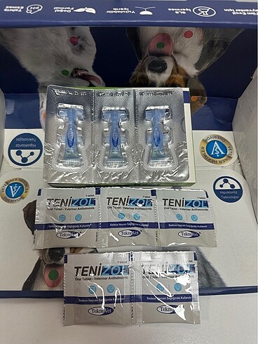 Kedi 3 dış parazit 5 iç parazit