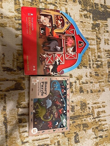 2 adet Crocodile creek puzzle