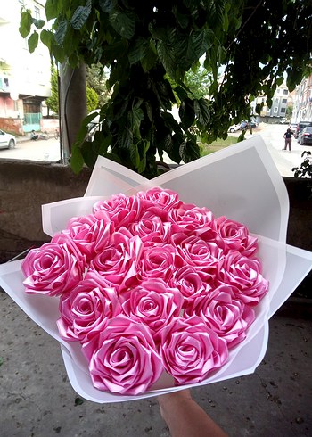 Pembe Renkli Gül Buketi